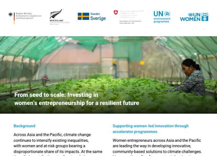 EmPower: Women for Climate-Resilient Societies 