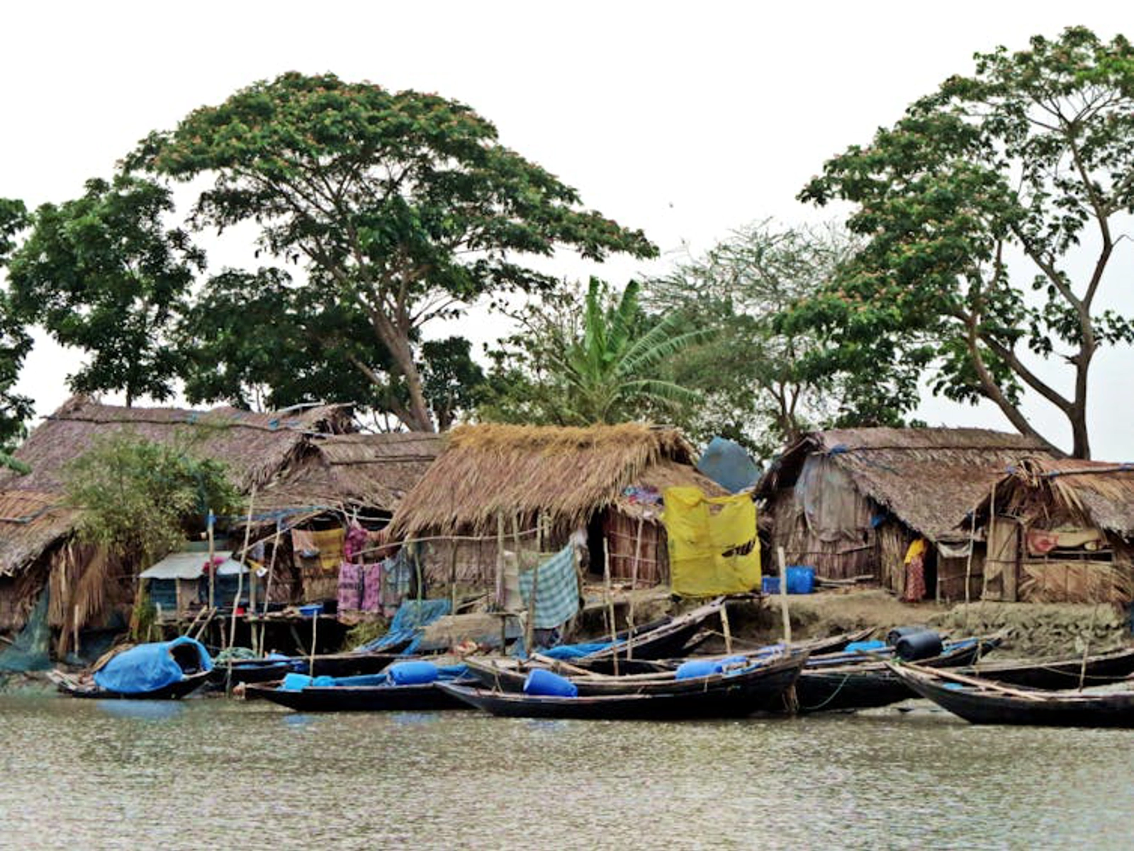 A village in Bangladesh’s Sundarbans, the world’s largest mangrove forest.