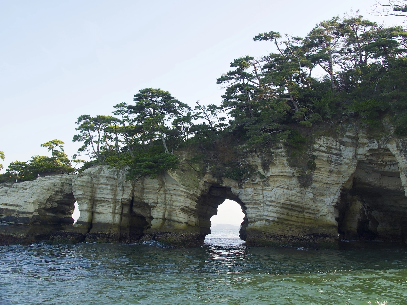 “Bell Island” in Matsushima Bay, where oyster restoration activities happened after the tsunami. Image: Robert Blasiak.