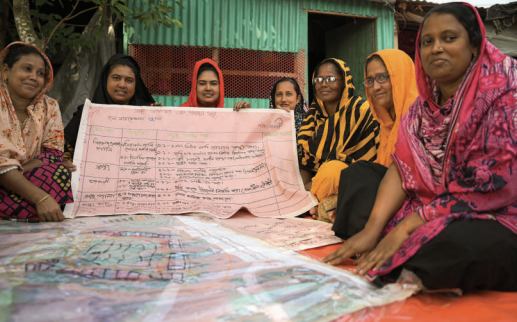 Narikeltola, Bangladesh, showcases locally-led adaptation to climate impacts, addressing water scarcity, salinity, and flooding while empowering the community to build resilience and improve living conditions.