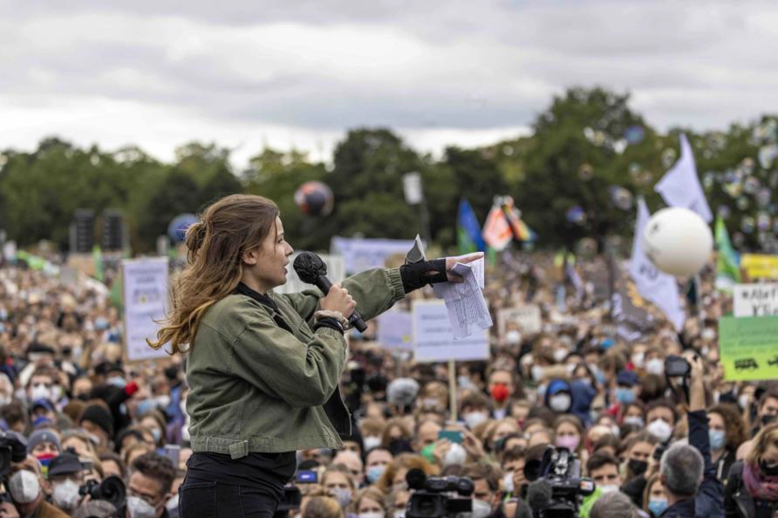 German climate activist Luisa Neubauer (pictured) brought the case of Neubauer et al v Germany. Picture: Getty Images