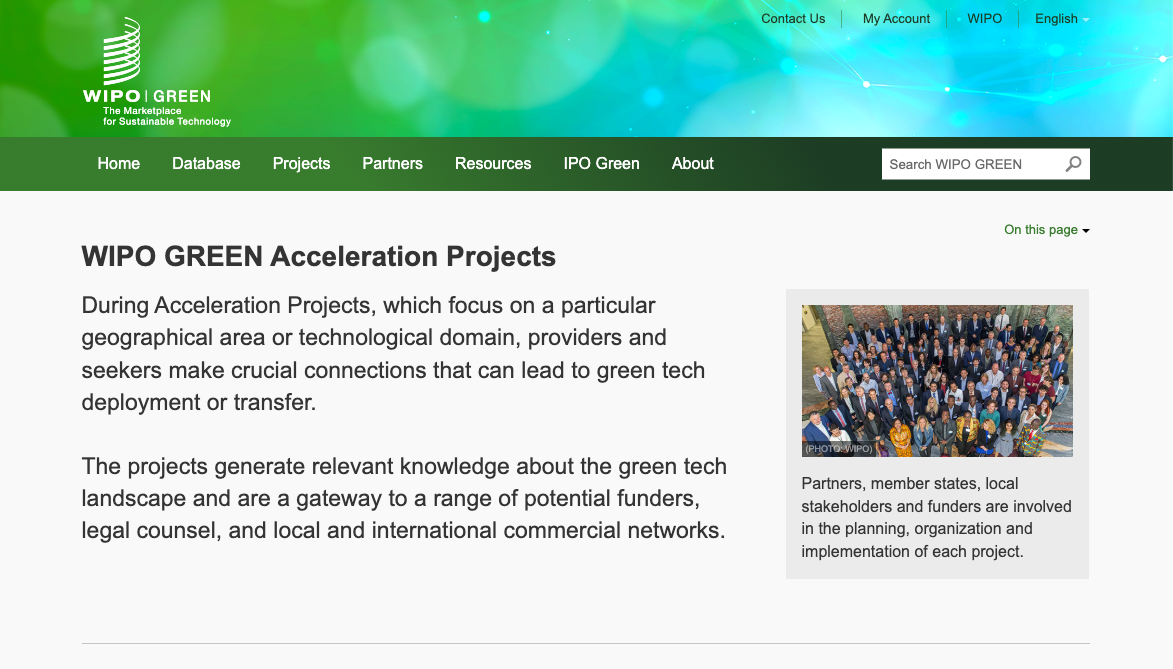 WIPO GREEN Database