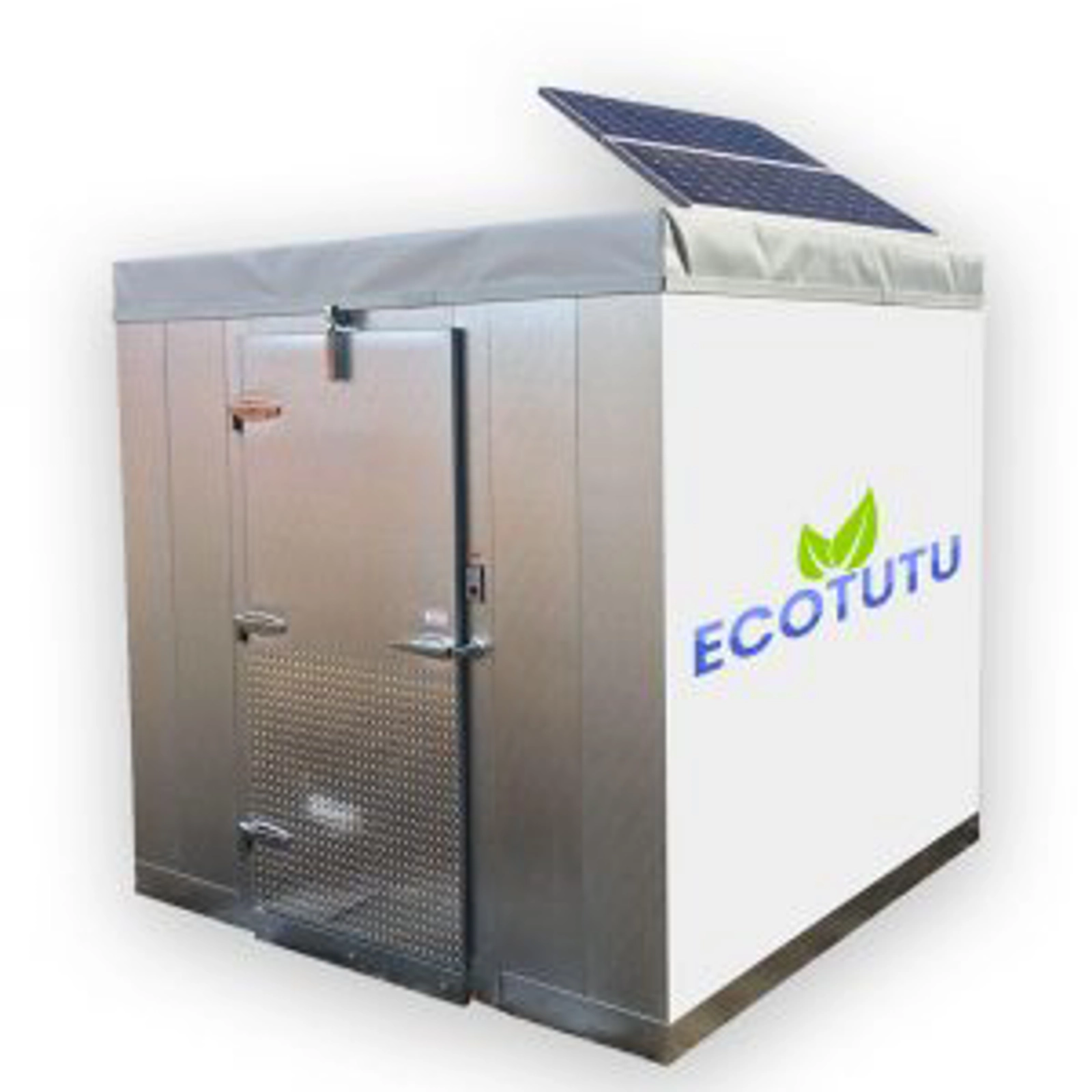 Solar-Powered Food Storage For Farmers in Nigeria. Image: Ecotutu.