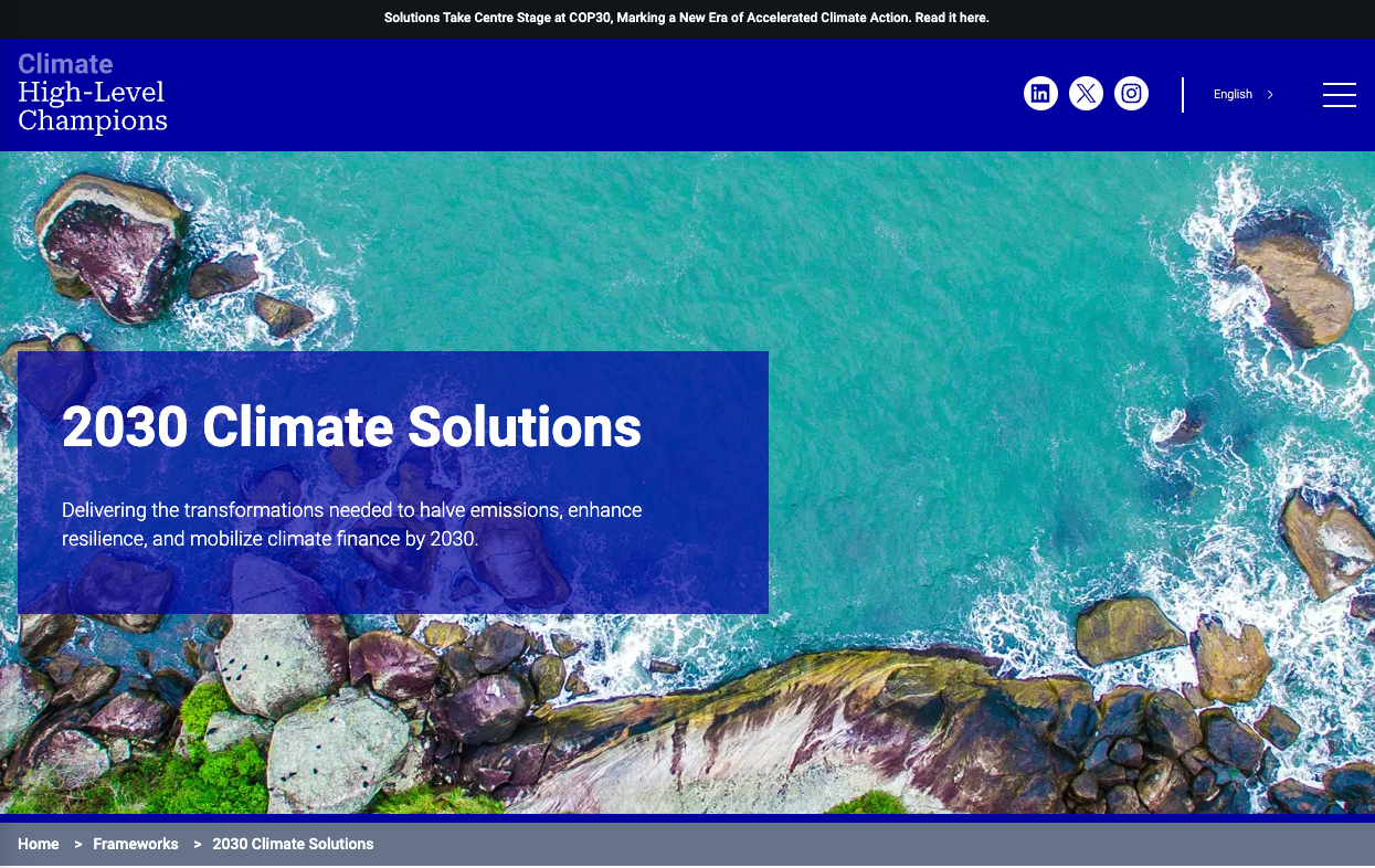2030 Climate Solutions: An Implementation Roadmap