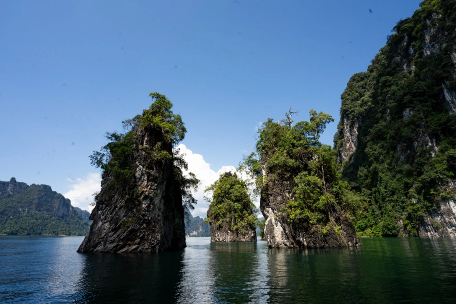 Dramatic landscapes at Khoa Sok National Park. Photo Credit: Marla Tomorug