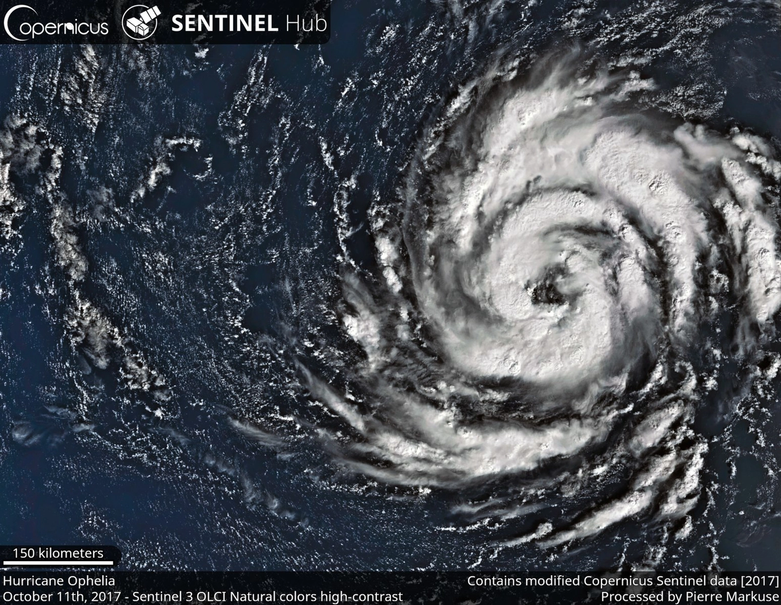 Hurricane Ophelia destroyed 46% of Dominica’s GDP. Image: Wikipedia Commons.