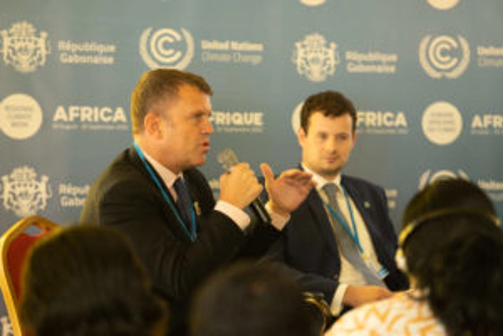 COP26 High-Level Champion, Nigel Topping is in attendance. Image: UNFCCC