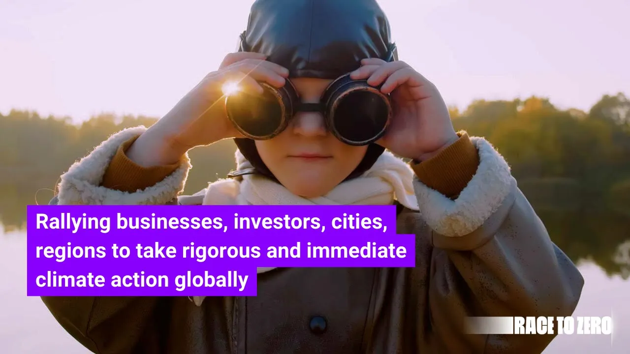 Get excited about Race to Zero