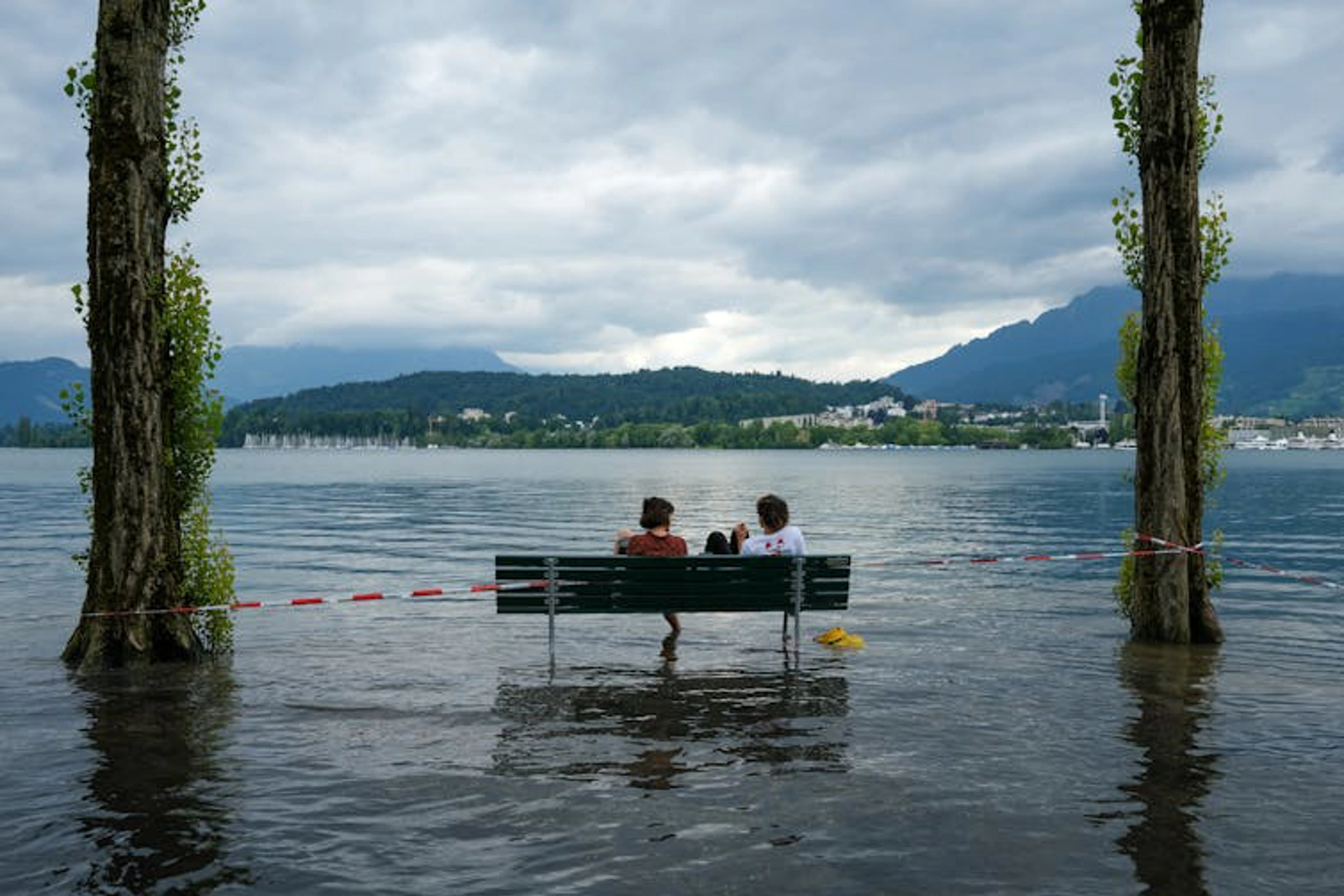 Flooding in Lucerne, Switzerland. cinan / shutterstock.