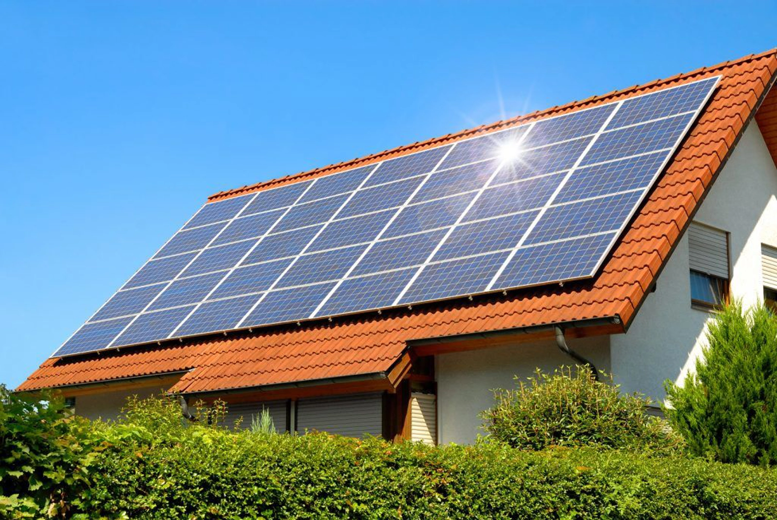 Rooftop solar long before 2050 will become the norm.