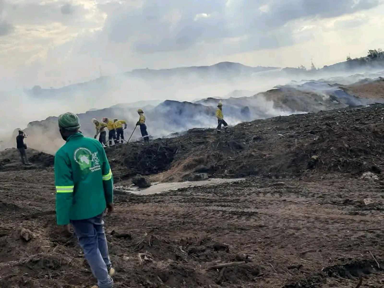 | Image: A landfill in the Gauteng province
