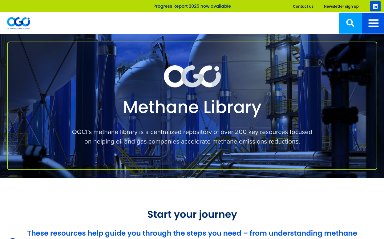 OGCI’s Methane Library